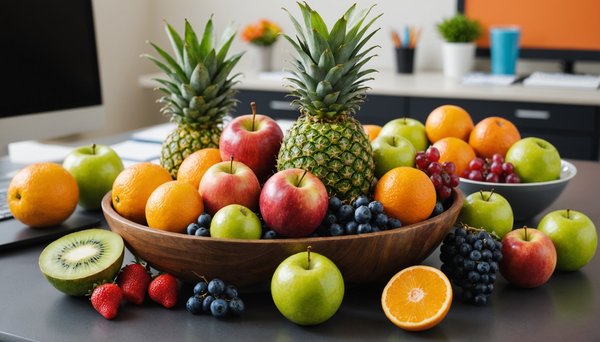Fruits au bureau : un choix délicieux et vibrant pour votre équipe
